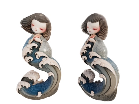  现代潮玩手办3d模型 