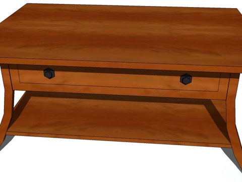 实木茶几 实木桌子 桌子 新中式茶几 新中式实木茶几 茶几su模型