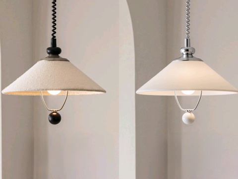  中古风小吊灯 床头吊灯3d模型 