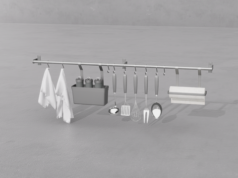 厨具挂架su模型