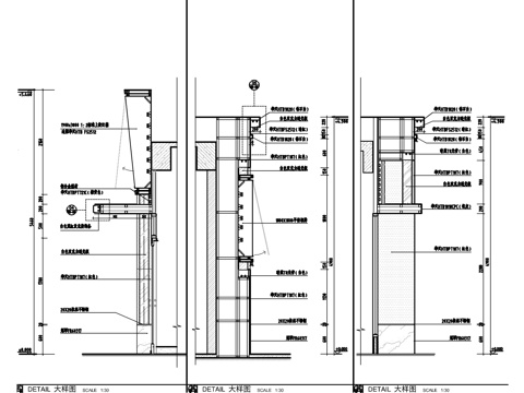 KFC门头外立面大样cad施工图