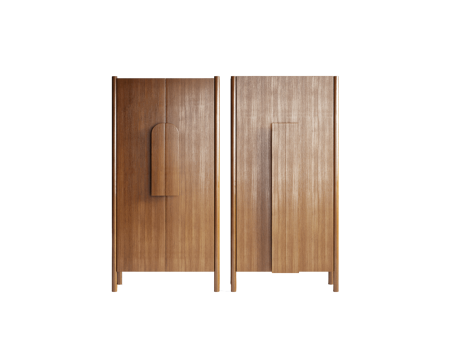 Coma 原木衣柜3d模型 
