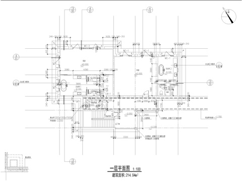 现代酒店建筑施工图cad施工图