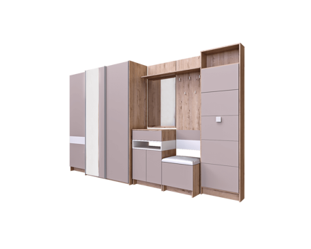  Mirlachev 衣柜 鞋柜一体3d模型 