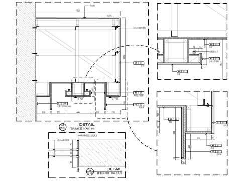 西餐门头大样图cad施工图