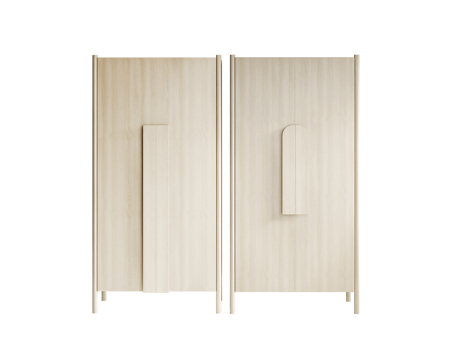  Coma 原木衣柜3d模型 