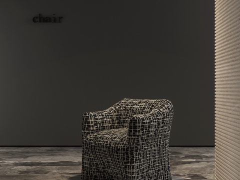 minotti休闲椅su模型