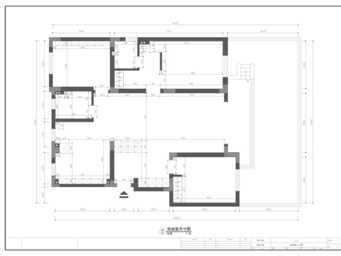 极简家装施工图cad施工图