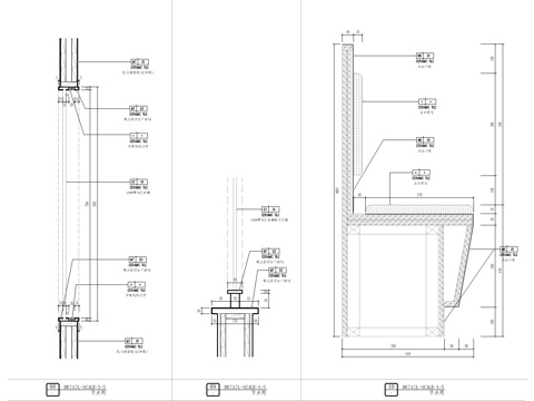 卡座餐台大样图cad施工图