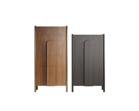  Coma 原木风衣柜3d模型 