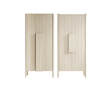  Coma 原木衣柜3d模型 