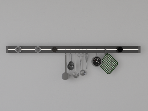 厨具挂件su模型