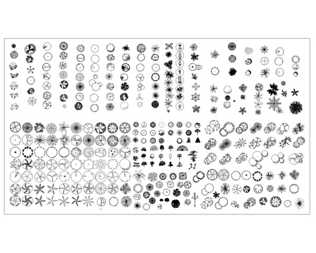 绿植盆栽CADcad施工图