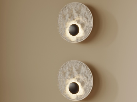 诧寂风壁灯su模型