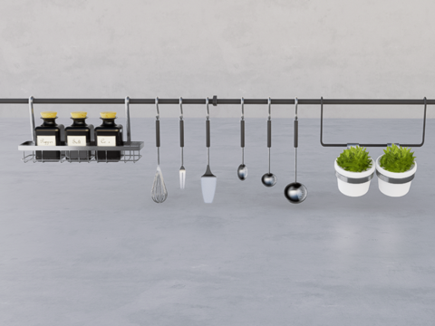 厨具挂件su模型