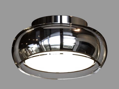  现代简约吸顶灯 吸顶灯 简约吸顶灯3d模型 