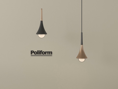 现代轻奢吊灯 床头小吊灯 吧台吊灯su模型