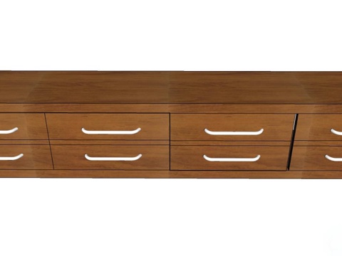 电视柜 实木电视柜 新中式电视柜 中式电视柜 全屋定制su模型