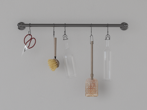 厨具挂件su模型