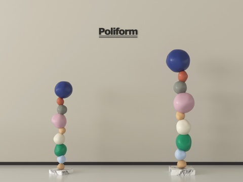 现代雕塑摆件 多巴胺雕塑摆件su模型