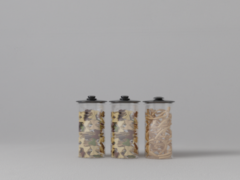 厨具摆件su模型