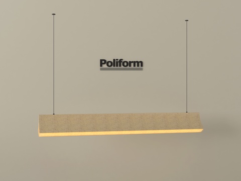 现代吊灯  长条形吊灯  办公室吊灯su模型