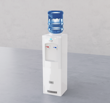 白色饮水机su模型