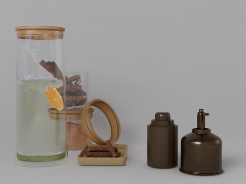 厨具摆件su模型