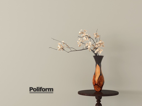 现代中古花瓶 花瓶花艺 陶瓷花瓶su模型