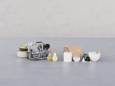 厨房摆件su模型