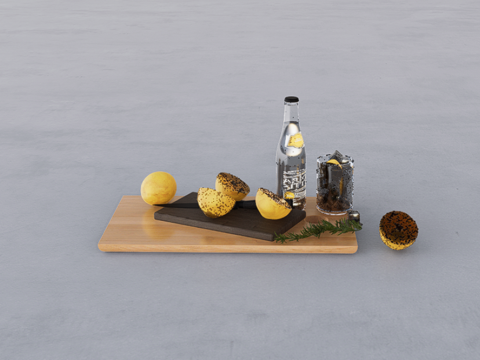 厨具摆件su模型