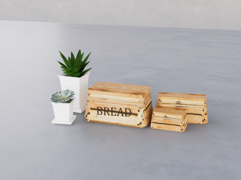 摆件组合su模型