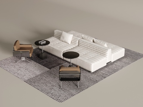 现代沙发su模型