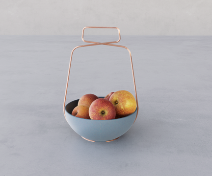 水果果盘su模型