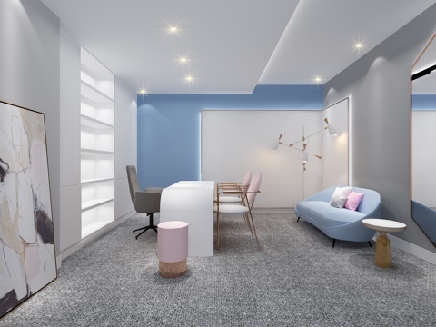  其它现代经理办公室空间3d模型 