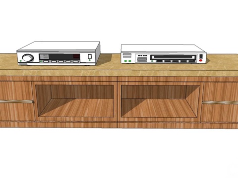电视柜 实木电视柜 现代电视柜 简约电视柜 全屋定制su模型