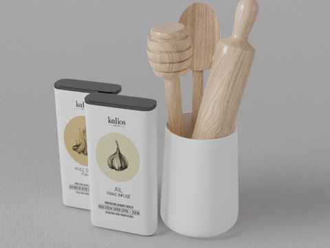 厨具摆件su模型