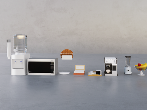 厨房摆件su模型