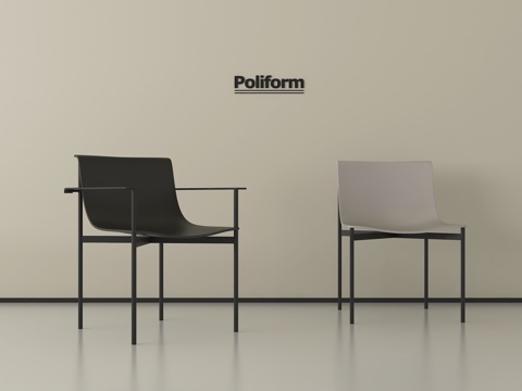 现代餐椅 单椅 休闲椅su模型