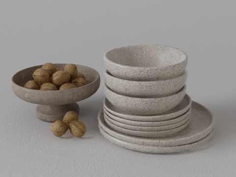 厨具摆件su模型