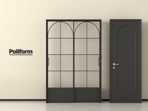 法式单开门  卧室门  平开门  对开门 玻璃门 厨卫门su模型