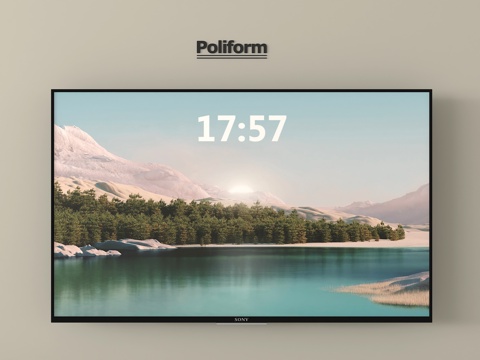  现代电视 智能电视 液晶电视 壁挂电视3d模型 