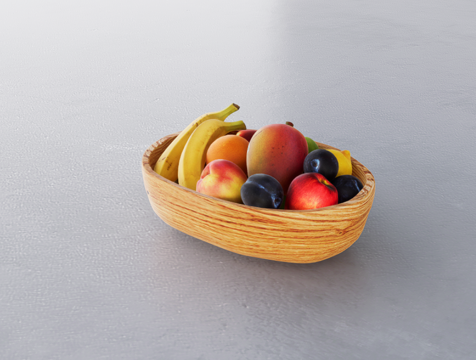 水果果盘su模型