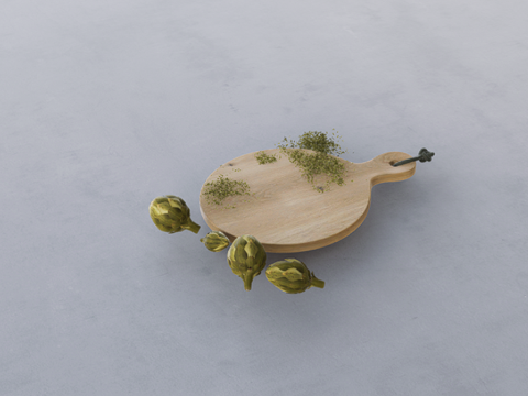 厨具摆件su模型