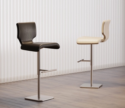 现代吧凳 吧椅su模型