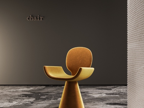 轻奢餐椅 单椅su模型