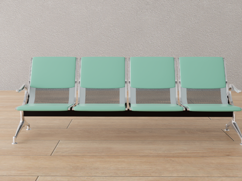 公共长椅su模型