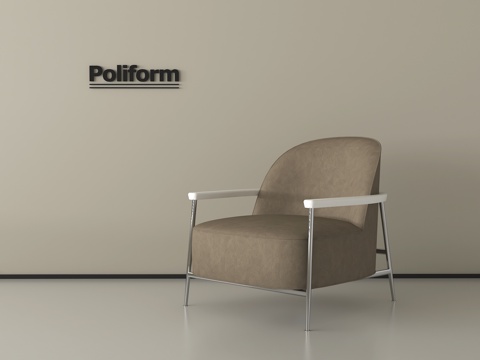 现代单人沙发椅 休闲椅 单椅su模型