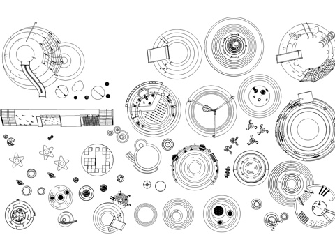 儿童乐园CAD图库cad施工图