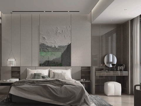 卧室床头背景墙、床头梳妆台、床头硬包造型墙、床头屏风背景墙cad施工图